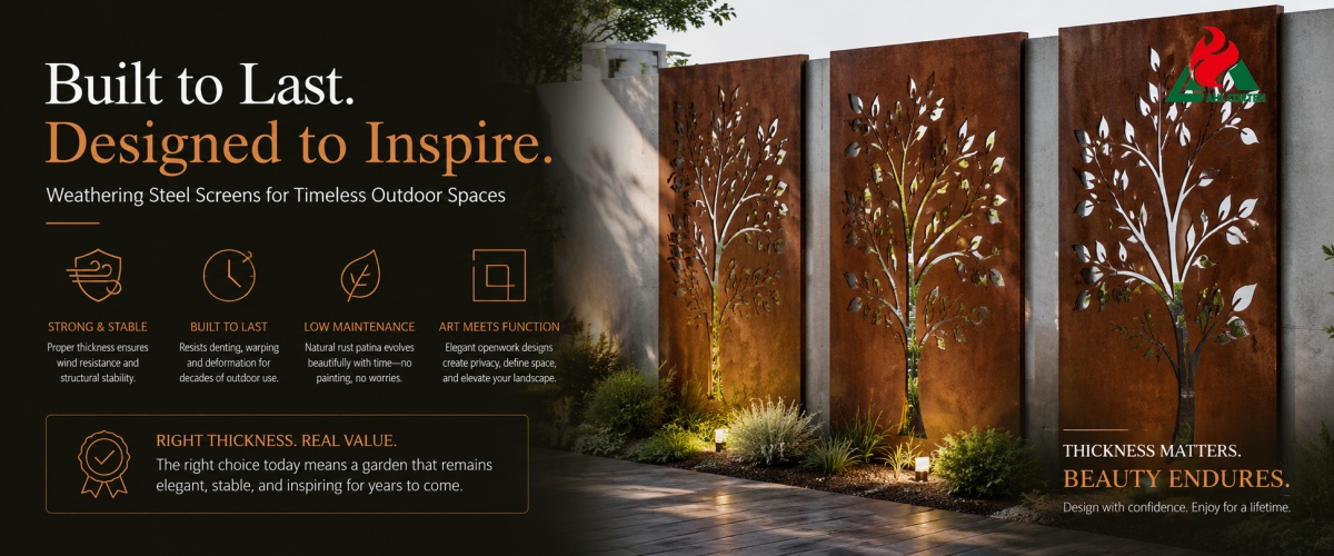Corten Steel Screens